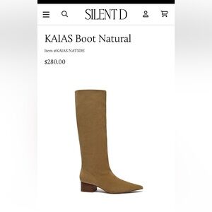 Silent D suede boots new size 38 like an 8